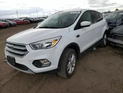 Salvage cars for sale at Brighton, CO auction: 2017 Ford Escape SE