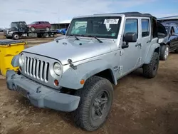 Salvage cars for sale at Brighton, CO auction: 2011 Jeep Wrangler Unlimited Sport