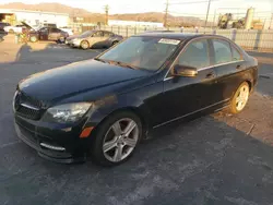 Salvage cars for sale at Sun Valley, CA auction: 2011 Mercedes-Benz C 300 4matic