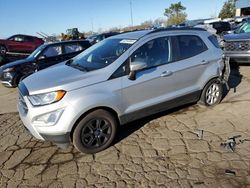 Salvage cars for sale from Copart Woodhaven, MI: 2022 Ford Ecosport SE