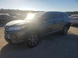 Salvage cars for sale from Copart Harleyville, SC: 2017 Toyota Highlander SE