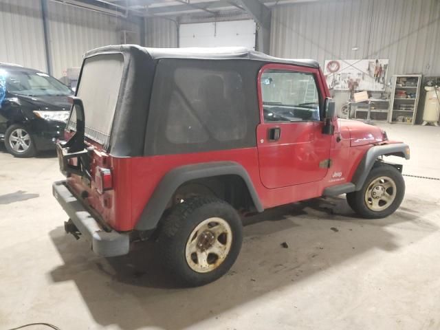 2004 Jeep Wrangler / TJ SE