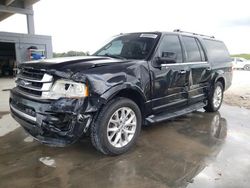 Salvage cars for sale at West Palm Beach, FL auction: 2016 Ford Expedition EL Limited