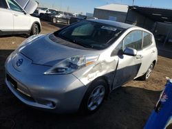 Salvage cars for sale at Brighton, CO auction: 2013 Nissan Leaf S