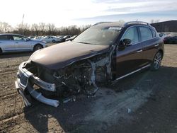 Salvage cars for sale at New Britain, CT auction: 2017 Infiniti QX50