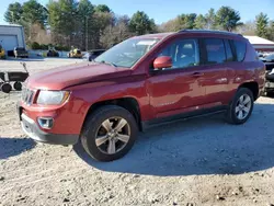 Salvage cars for sale at Mendon, MA auction: 2015 Jeep Compass Latitude