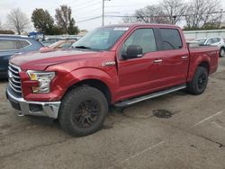 Salvage cars for sale at Moraine, OH auction: 2016 Ford F150 Supercrew