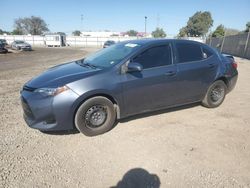 Salvage cars for sale at San Diego, CA auction: 2017 Toyota Corolla L