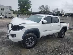 Carros salvage sin ofertas aún a la venta en subasta: 2018 Toyota Tacoma Double Cab