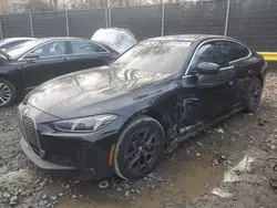 Salvage cars for sale at Waldorf, MD auction: 2025 BMW I4 Edrive 40