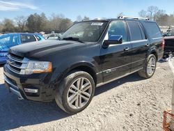 Salvage cars for sale at Madisonville, TN auction: 2017 Ford Expedition Platinum