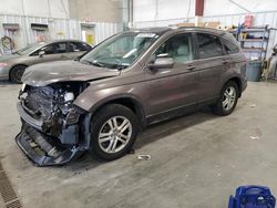 Salvage cars for sale at Mcfarland, WI auction: 2010 Honda CR-V EXL