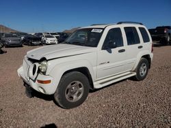 Jeep salvage cars for sale: 2002 Jeep Liberty Limited