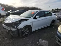 Salvage cars for sale at Windsor, NJ auction: 2017 Honda Accord Sport