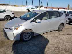 Salvage cars for sale at Van Nuys, CA auction: 2017 Toyota Prius V