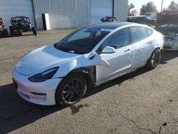 Salvage cars for sale at Woodburn, OR auction: 2021 Tesla Model 3