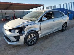 Salvage cars for sale at Andrews, TX auction: 2022 KIA Rio LX