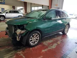 Chevrolet salvage cars for sale: 2018 Chevrolet Equinox LT