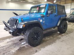 Salvage cars for sale at Sandston, VA auction: 2014 Jeep Wrangler Sport