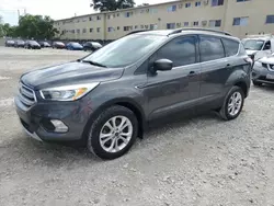 Ford salvage cars for sale: 2018 Ford Escape SE