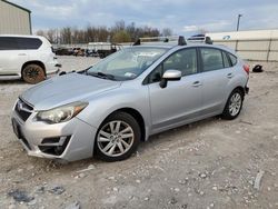 Salvage cars for sale at Lawrenceburg, KY auction: 2015 Subaru Impreza Premium