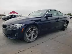 BMW 4 Series salvage cars for sale: 2017 BMW 430I