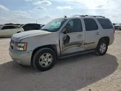 Salvage cars for sale at Andrews, TX auction: 2007 Chevrolet Tahoe C1500