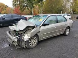 Honda Vehiculos salvage en venta: 2002 Honda Civic LX