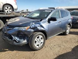 Salvage cars for sale at Brighton, CO auction: 2013 Toyota Rav4 LE