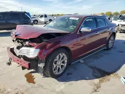 Salvage cars for sale at Grand Prairie, TX auction: 2017 Chrysler 300C Platinum