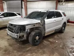 Salvage cars for sale from Copart Lansing, MI: 2014 Ford Explorer Police Interceptor