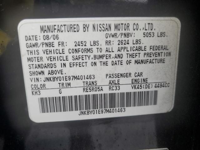 2007 Infiniti M45 Base