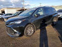 Salvage cars for sale at New Britain, CT auction: 2021 Toyota Sienna XLE