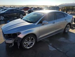 Salvage cars for sale at Grand Prairie, TX auction: 2020 Ford Fusion SEL