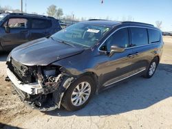 Salvage cars for sale at Pekin, IL auction: 2017 Chrysler Pacifica Touring L