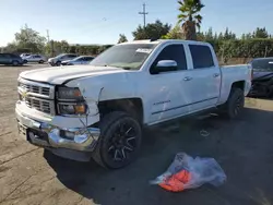 Carros salvage sin ofertas aún a la venta en subasta: 2015 Chevrolet Silverado K1500 LTZ