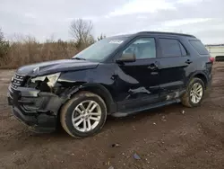 Salvage cars for sale at Columbia Station, OH auction: 2017 Ford Explorer