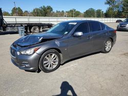 Salvage cars for sale at Shreveport, LA auction: 2015 Infiniti Q50 Base