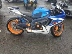 Salvage motorcycles for sale at Pennsburg, PA auction: 2012 Suzuki GSX-R600