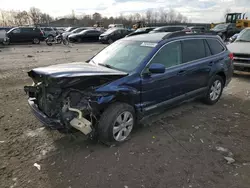 Salvage cars for sale at Duryea, PA auction: 2010 Subaru Outback 2.5I Premium