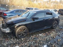 Salvage cars for sale at Waldorf, MD auction: 2017 Honda Civic Sport