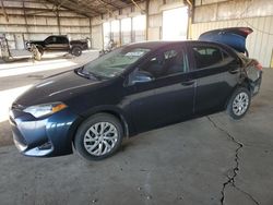 Toyota Corolla l salvage cars for sale: 2018 Toyota Corolla L