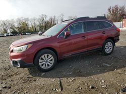 2017 Subaru Outback 2.5I Premium en venta en Baltimore, MD