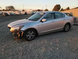 Salvage cars for sale at San Diego, CA auction: 2012 Honda Accord SE