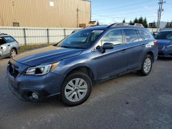 Subaru Outback salvage cars for sale: 2017 Subaru Outback 2.5I Premium