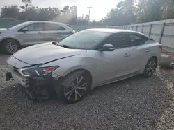 Salvage cars for sale at Riverview, FL auction: 2018 Nissan Maxima 3.5S