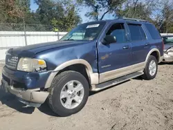 Ford salvage cars for sale: 2005 Ford Explorer Eddie Bauer