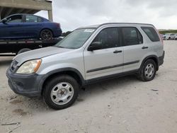 Salvage cars for sale at West Palm Beach, FL auction: 2006 Honda CR-V LX