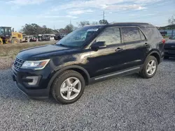 Salvage cars for sale at Riverview, FL auction: 2017 Ford Explorer XLT