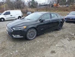 Ford salvage cars for sale: 2018 Ford Fusion TITANIUM/PLATINUM HEV